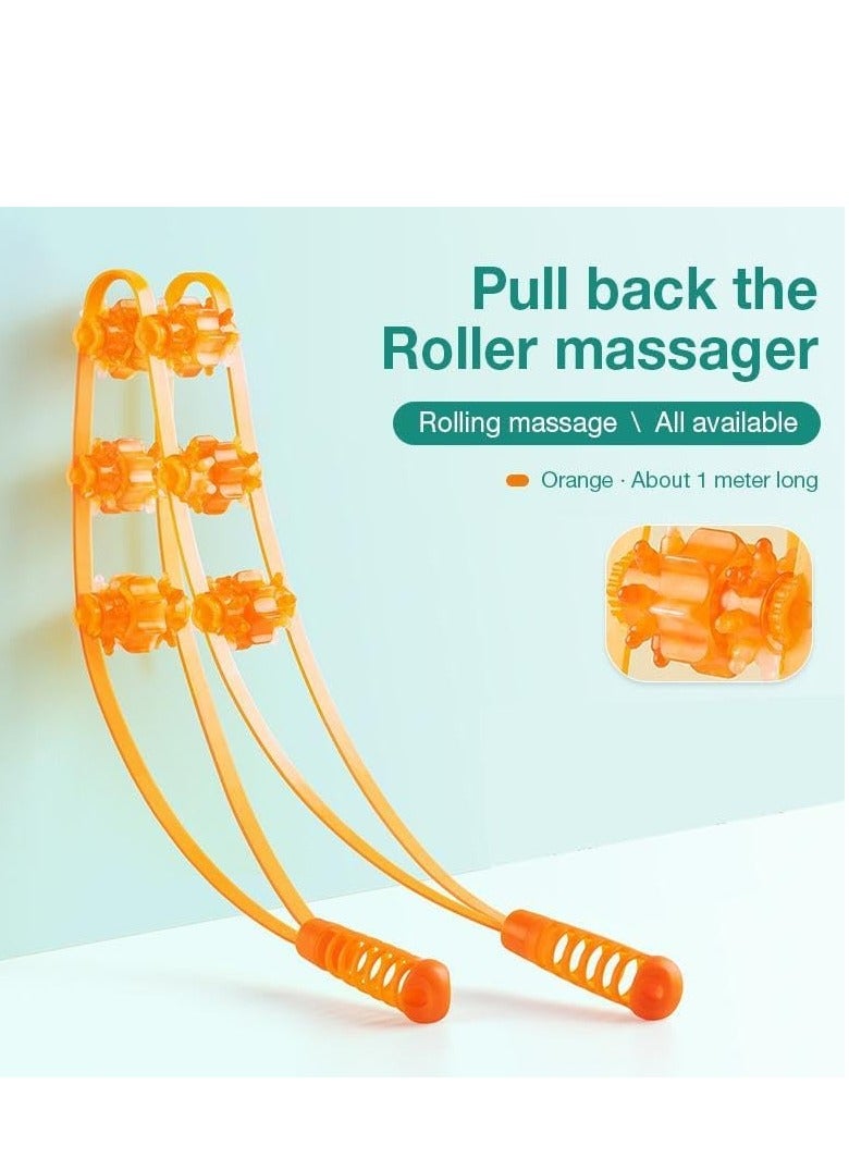 Plan A Handheld Neck Massager for Deep Tissue Pain Relief - Pressure Point Massager Roller Machine, Self Massage Tool for Neck, Legs, Waist, Shoulder - Image 5