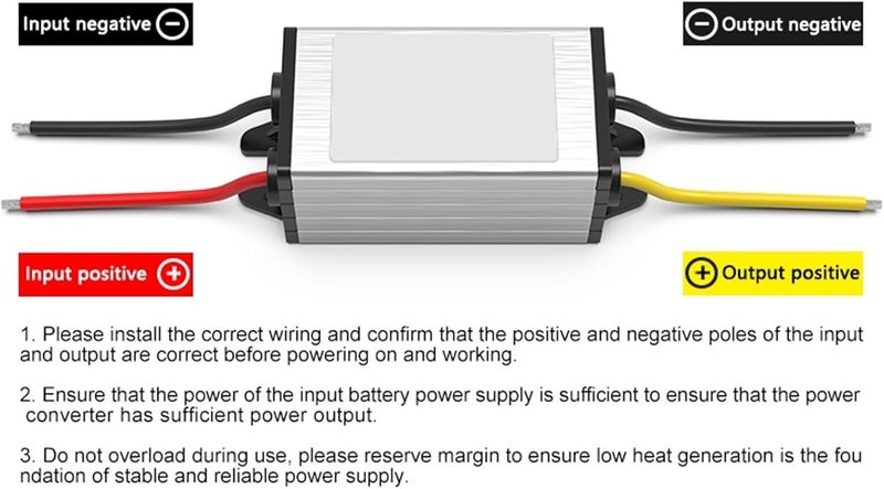 24V36V48V60V72V85V to 12V 1A 2A 3A 5A Automotive Voltage Reduction Power Supply Module 13-90V to 5V DC Conversion Regulator(3A) - Image 3