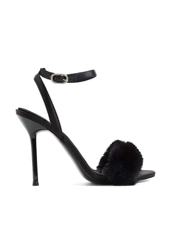 Marilou Ladies Black Heeled Sandals