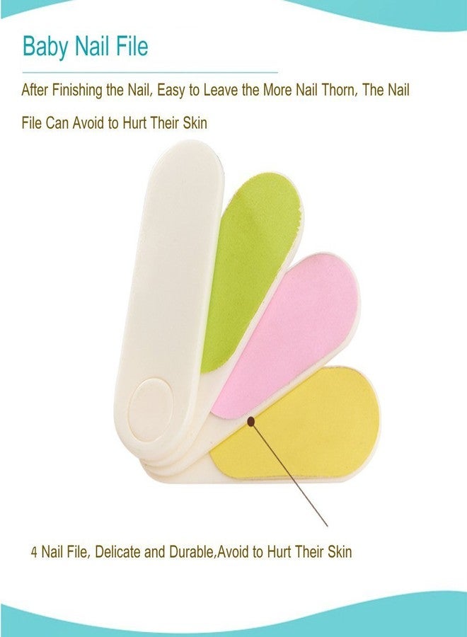 LAFILLETTE Complete 4 Piece Plastic Grooming Kit for Babies (White) Baby Nail Care in Whitecolor - Image 2