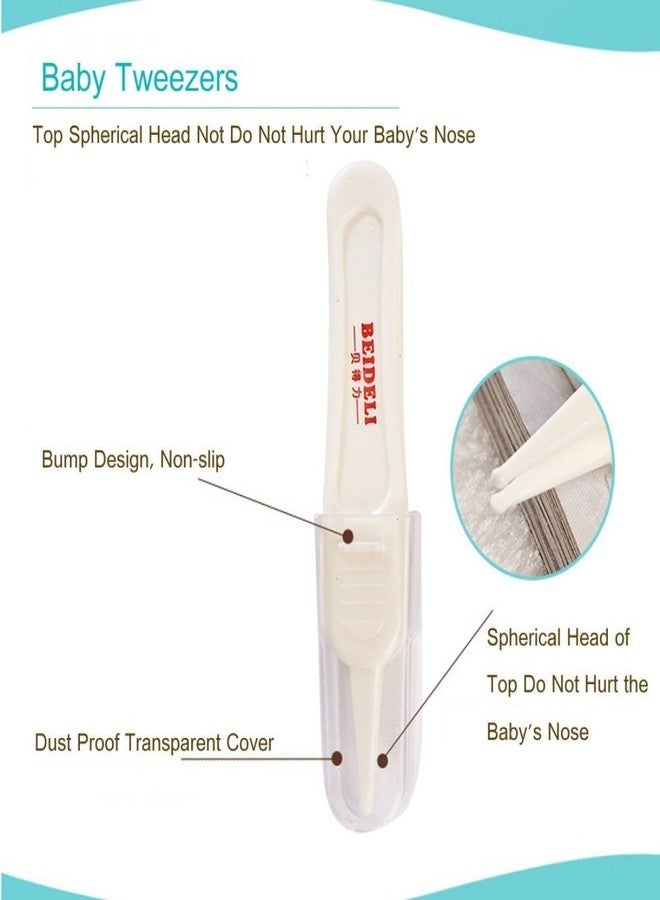 LAFILLETTE Complete 4 Piece Plastic Grooming Kit for Babies (White) Baby Nail Care in Whitecolor - Image 3
