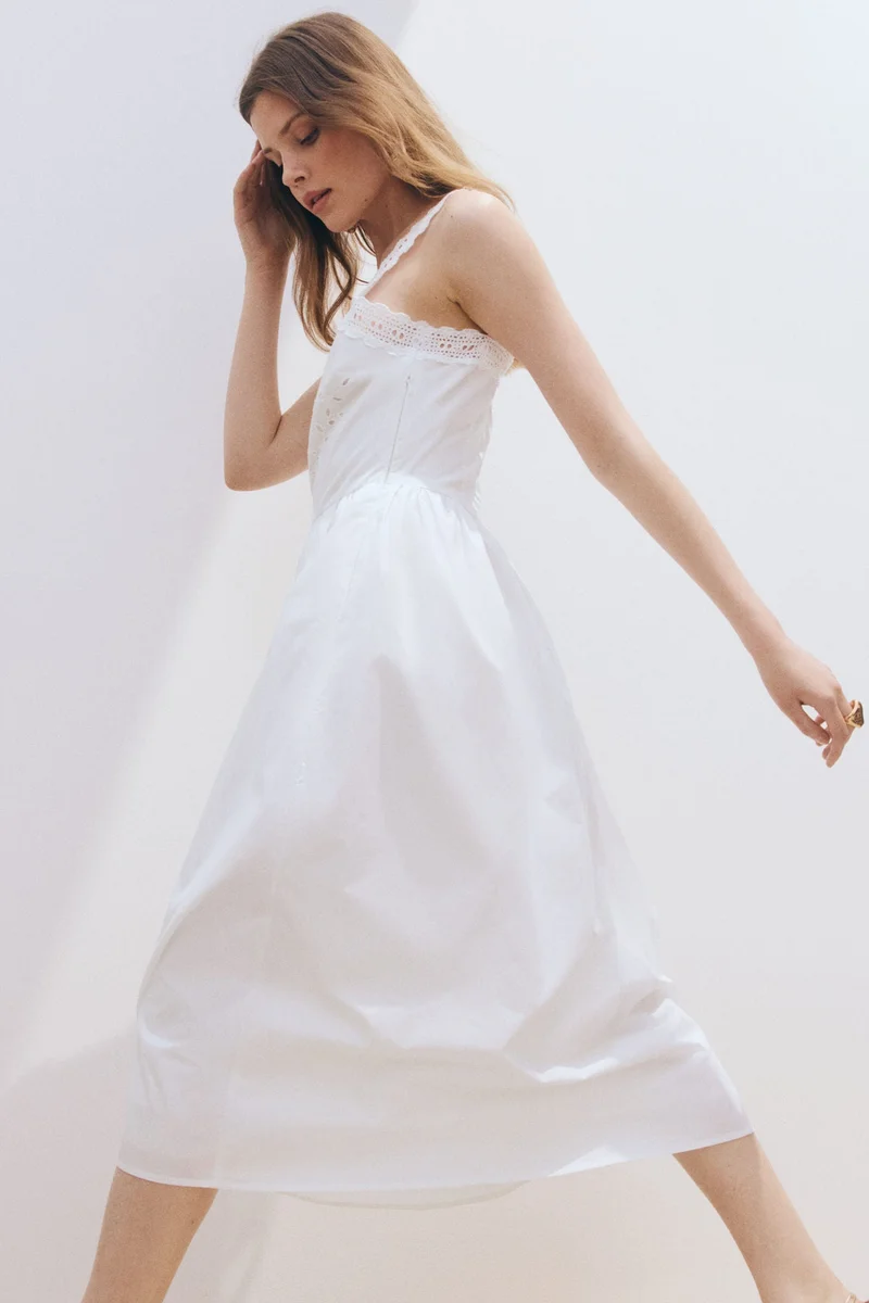 H&M Broderie anglaise cotton dress