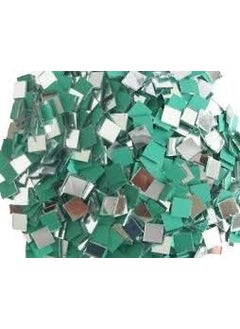 EXCEL IMPEX Excel Impex Square Shape Glass Mirror Beads for Arts and Crafts DIY Projects Framing Decoration Size 10mm Set of 100  - Image 2