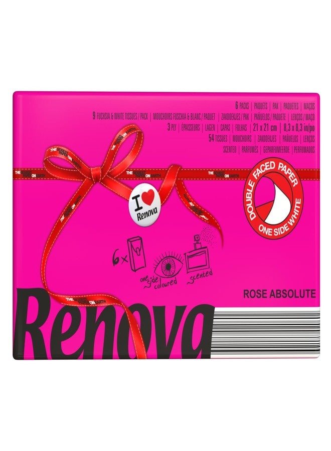 Renova Pocket Tissues - Fucsia , 3 Ply , Double Faced , Feminine And Fresh Rose Scented , First Time In INDIA. - Image 1