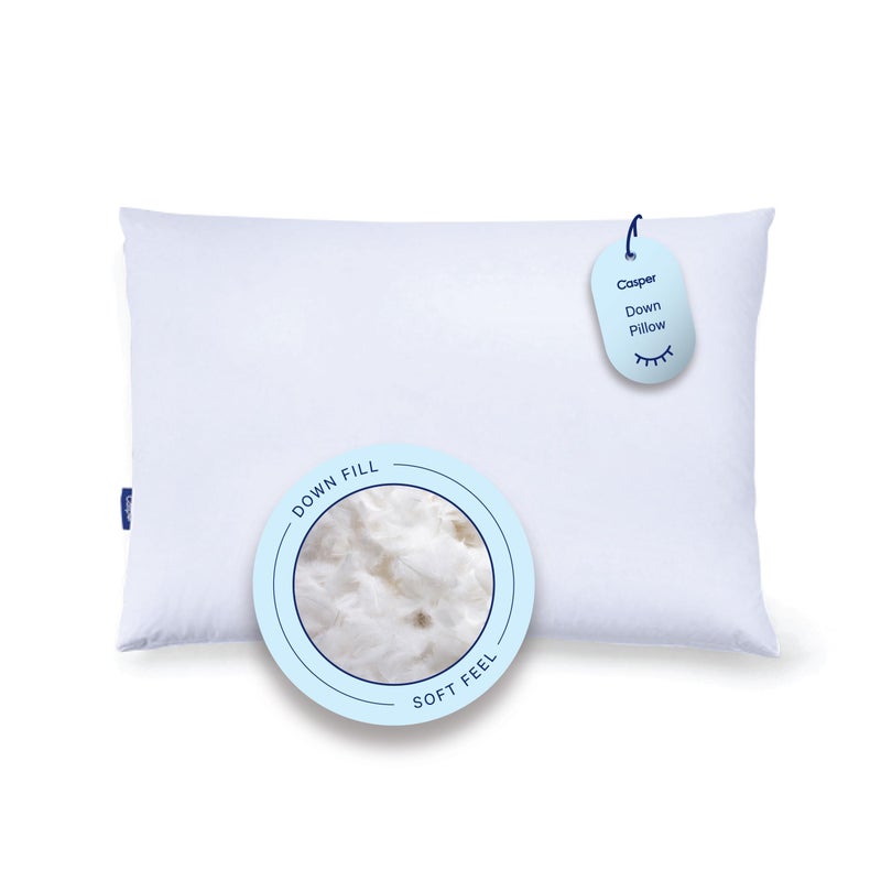 Casper Sleep Down Pillow for Sleeping King White