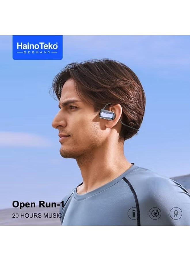Haino Teko - Haino Teko Germany Open Run 1, Wireless Bluetooth Earphone with Super Clear Mic 3D Sound Effect - Image 1