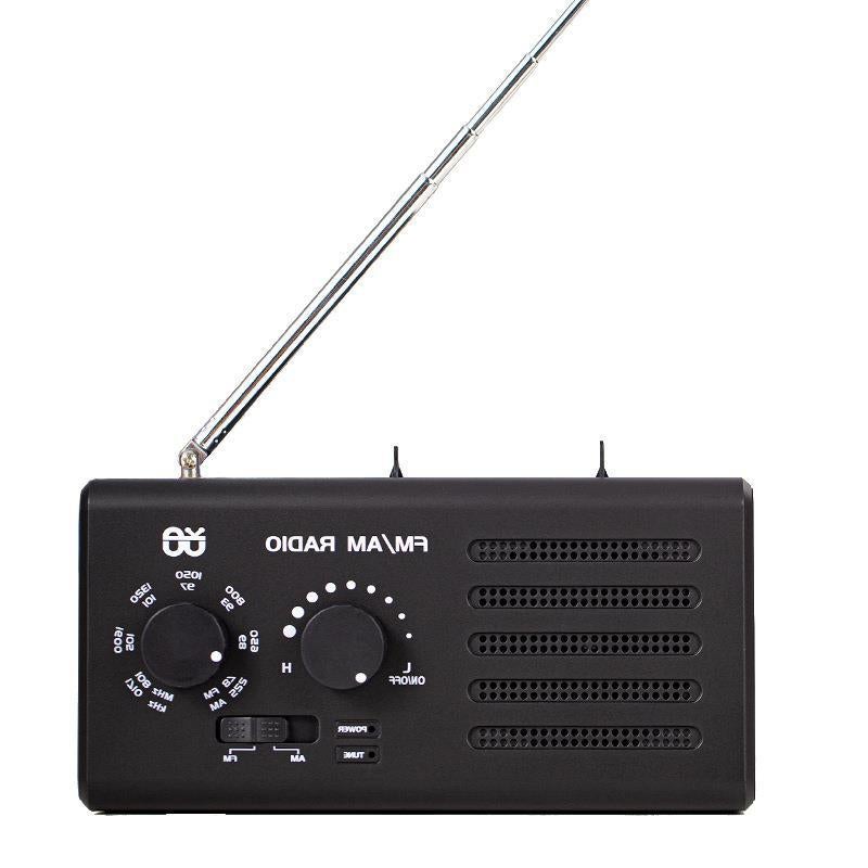 راديو هونغ شينغ * ثنائي النطاق FM/AM خالي من التداخل مع مقبض طاقة خارجية AC/DC راديو W-90 * - Image 1