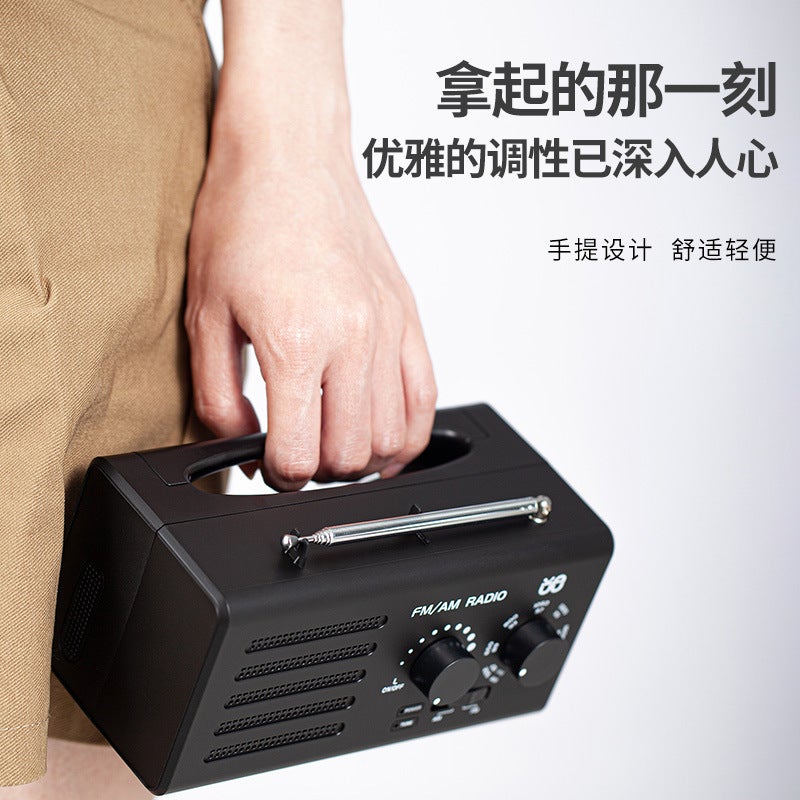 راديو هونغ شينغ * ثنائي النطاق FM/AM خالي من التداخل مع مقبض طاقة خارجية AC/DC راديو W-90 * - Image 5