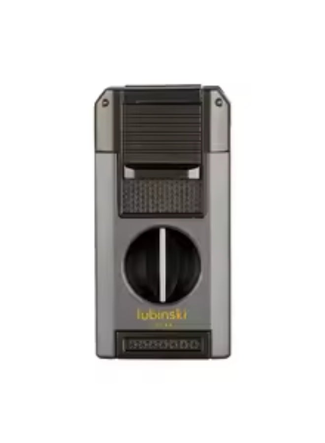 Lubinski 2 Slot  Ashtray with Jet Torch Lighter - Image 1
