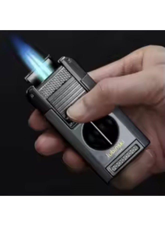 Lubinski 2 Slot  Ashtray with Jet Torch Lighter - Image 5