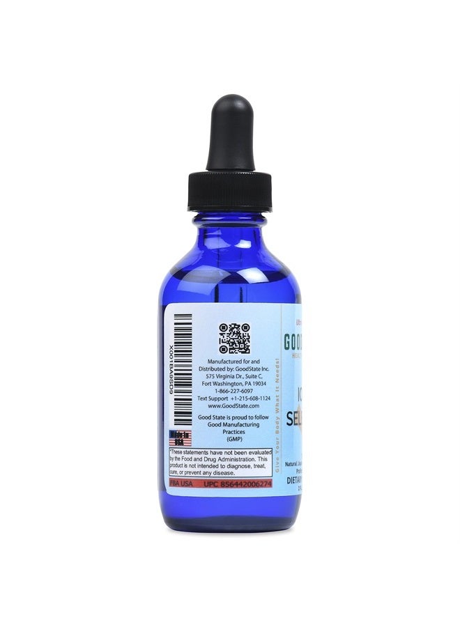 Good State (Glass Bottle) Good State Liquid Ionic Selenium Ultra Concentrate (10 Drops Equals 70 mcg - 100 Servings per Bottle) - Image 2