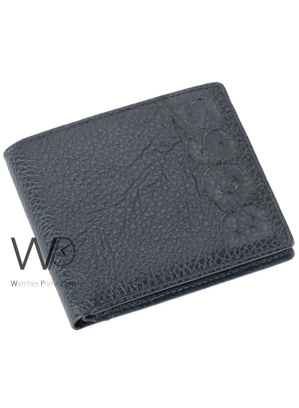 Hugo Boss Men's Genuine Leather Wallet - Blue