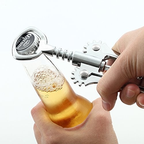 HQY Wing Corkscrew Wine Opener by HQY - Premium All-in-one Wine Corkscrew and Bottle Opener - Risk Free Money-back! - Image 3