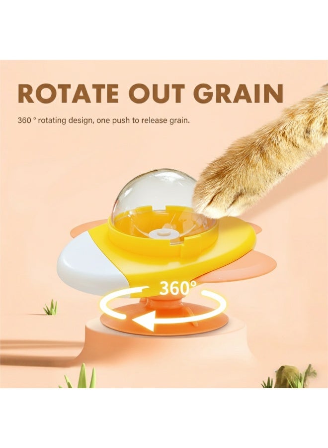 EPET Interactive Dog Treat Dispenser Toy for Mental Stimulation & Boredom Relief (Yellow) - Image 3