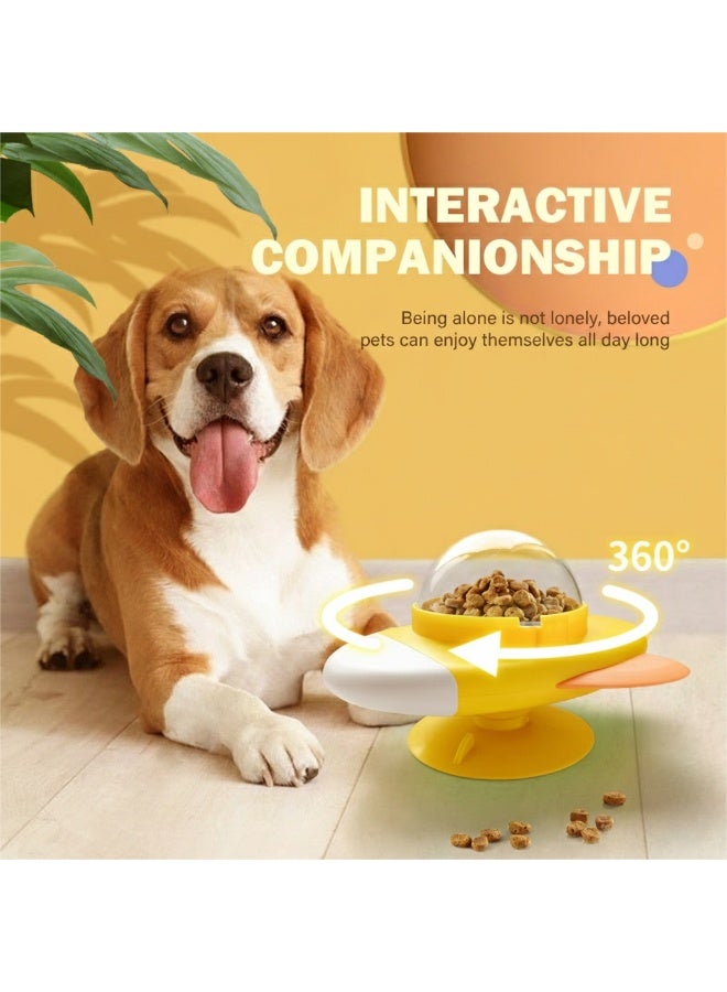 EPET Interactive Dog Treat Dispenser Toy for Mental Stimulation & Boredom Relief (Yellow) - Image 5