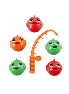 Goliath Wahu Let's Go Fishin' 6-Piece Kids Pool and Bath Toy Set for Ages 5+, Kids Fishing Water Toys Set with 1 Fishing Pole and 5 Colorful Fish  - Image 2