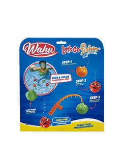 Goliath Wahu Let's Go Fishin' 6-Piece Kids Pool and Bath Toy Set for Ages 5+, Kids Fishing Water Toys Set with 1 Fishing Pole and 5 Colorful Fish  - Image 3
