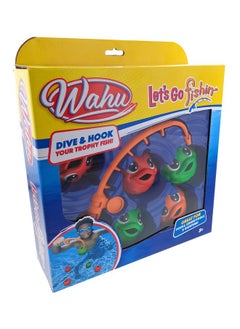 Goliath Wahu Let's Go Fishin' 6-Piece Kids Pool and Bath Toy Set for Ages 5+, Kids Fishing Water Toys Set with 1 Fishing Pole and 5 Colorful Fish  - Image 5