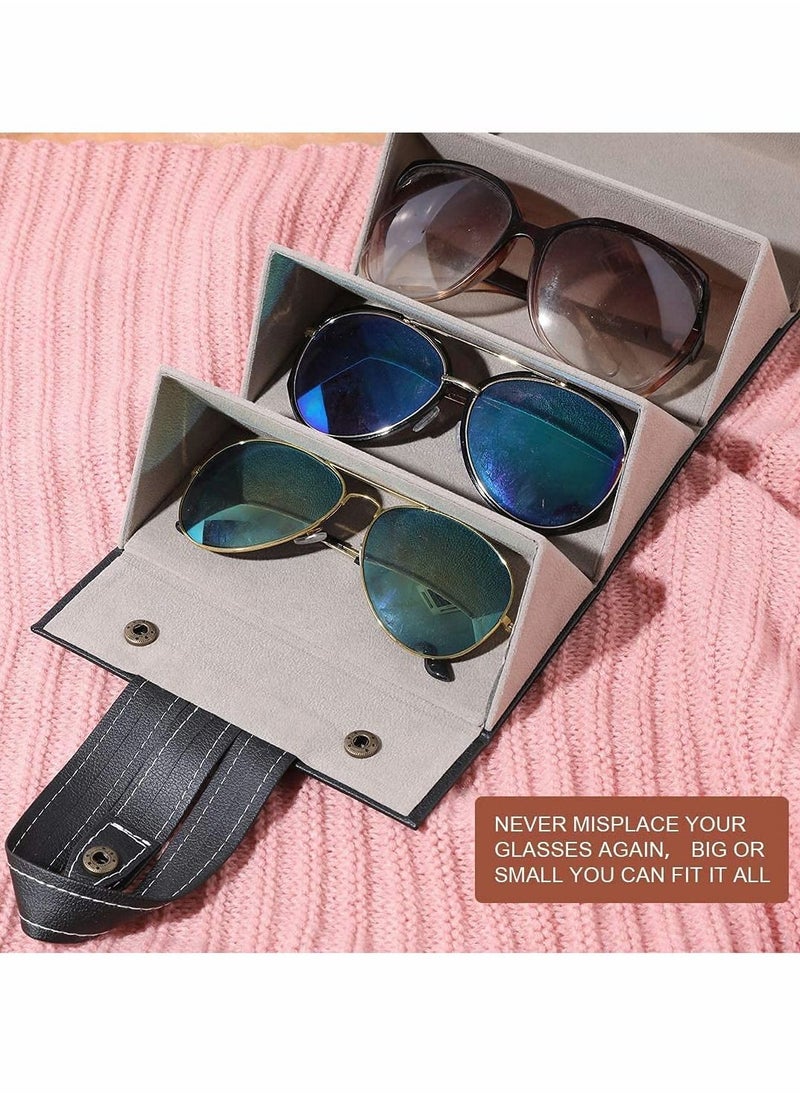 KASTWAVE - Multi-slot Travel Sunglasses Case -Portable Glasses organizer For Storage & Display - Image 1