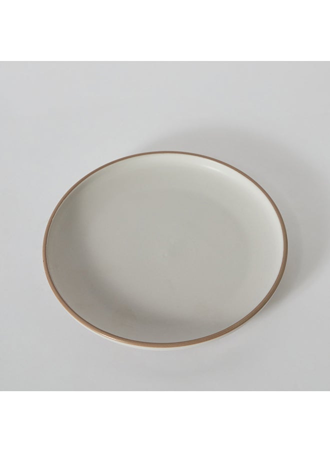 Home Box Olivia Ceramic Side Plate 20x1.5x20 cm  - Image 1