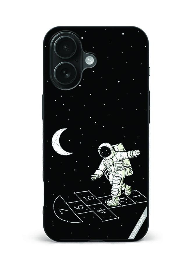 Protective Case Cover For Apple iPhone 16 Aerospace Design Black