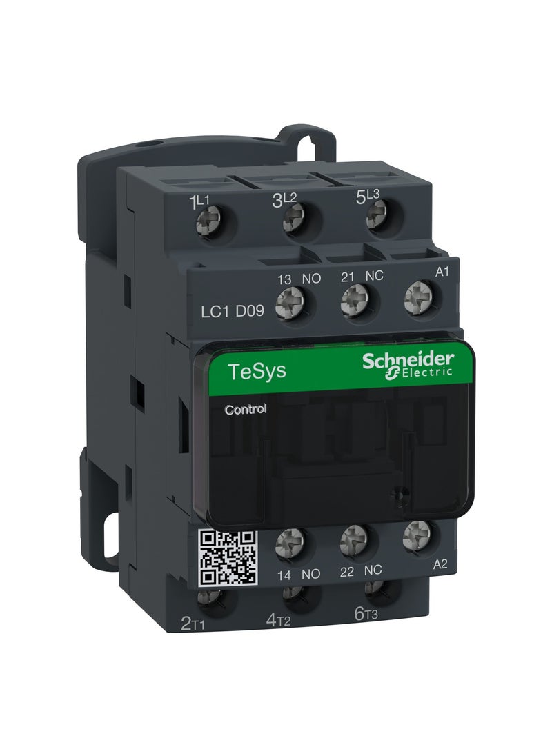 Schneider Electric - LC1D09F7 TeSys D contactor - 3P(3 NO) - AC-3 - <= 440 V 9 A - 110 V AC coil - Image 1