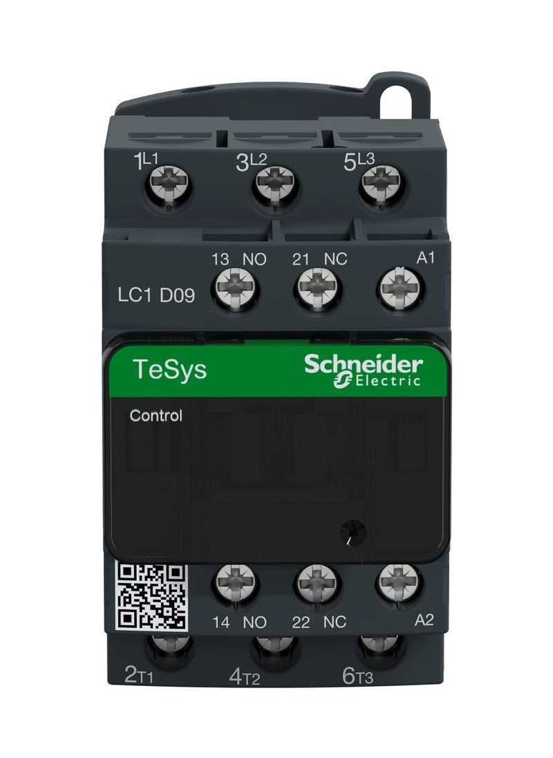 Schneider Electric - LC1D09F7 TeSys D contactor - 3P(3 NO) - AC-3 - <= 440 V 9 A - 110 V AC coil - Image 1