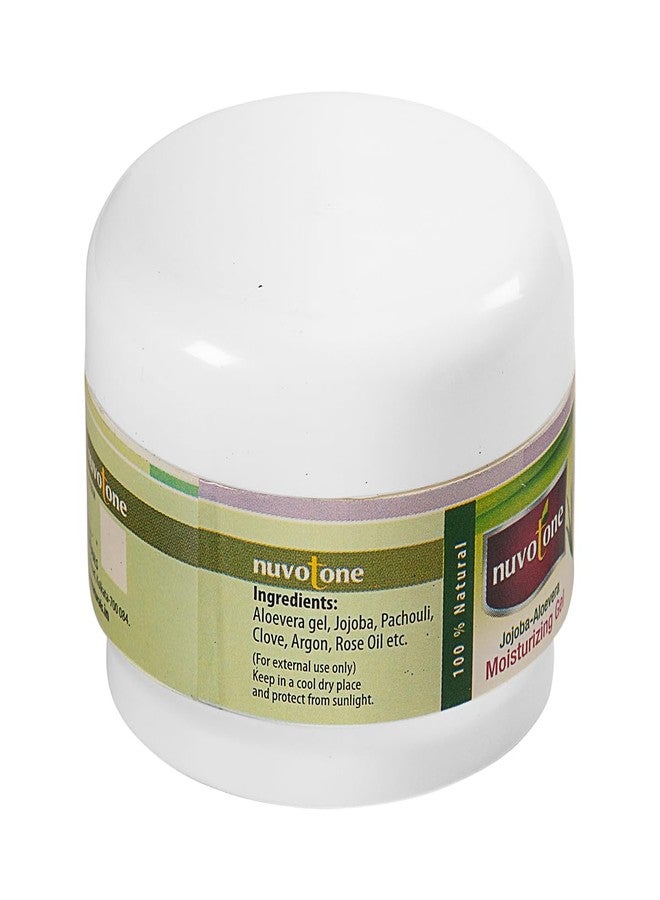 Nuvotone Jojoba-Aloevera Moisturising Gel | Aloevera Face Gel | Face gel cream for women, men | Light on Skin (50 gm) - Image 2