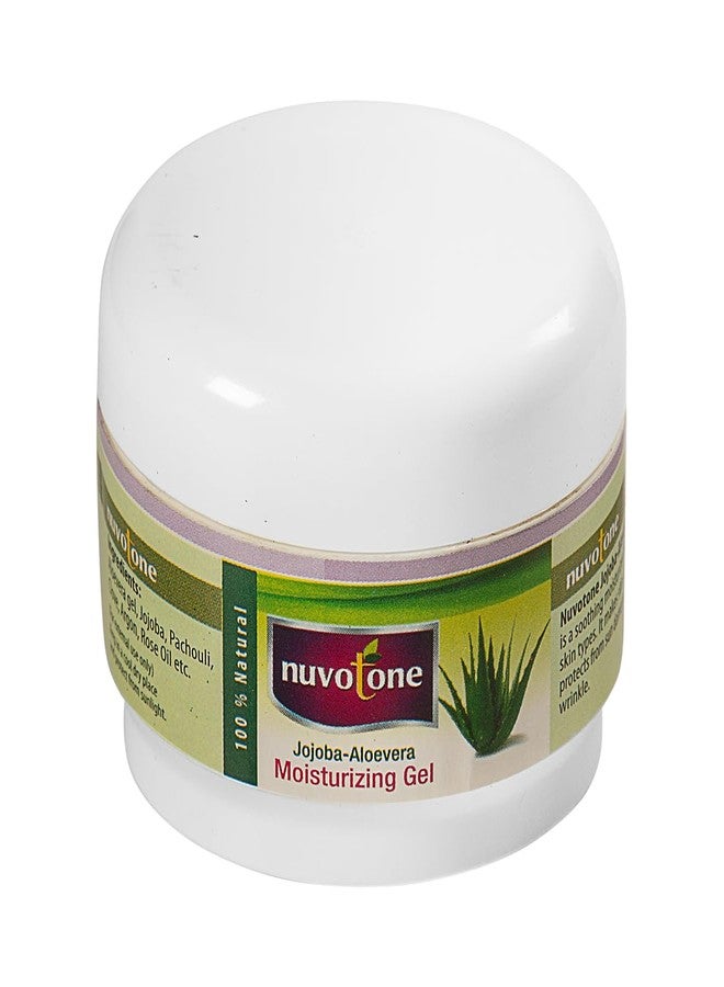 Nuvotone Jojoba-Aloevera Moisturising Gel | Aloevera Face Gel | Face gel cream for women, men | Light on Skin (50 gm) - Image 3