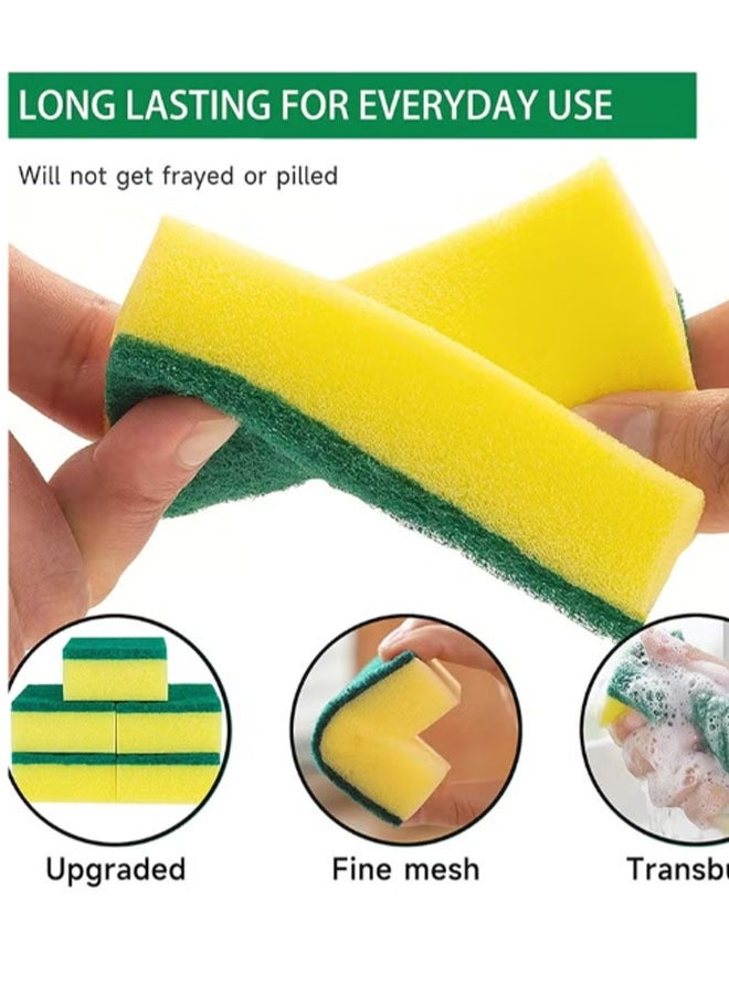 Premium Dishwasher Sponge Set - Double-Sided Cleaning & Scratch-Resistant, Color-Coded & Quick-Drying Design - Image 5