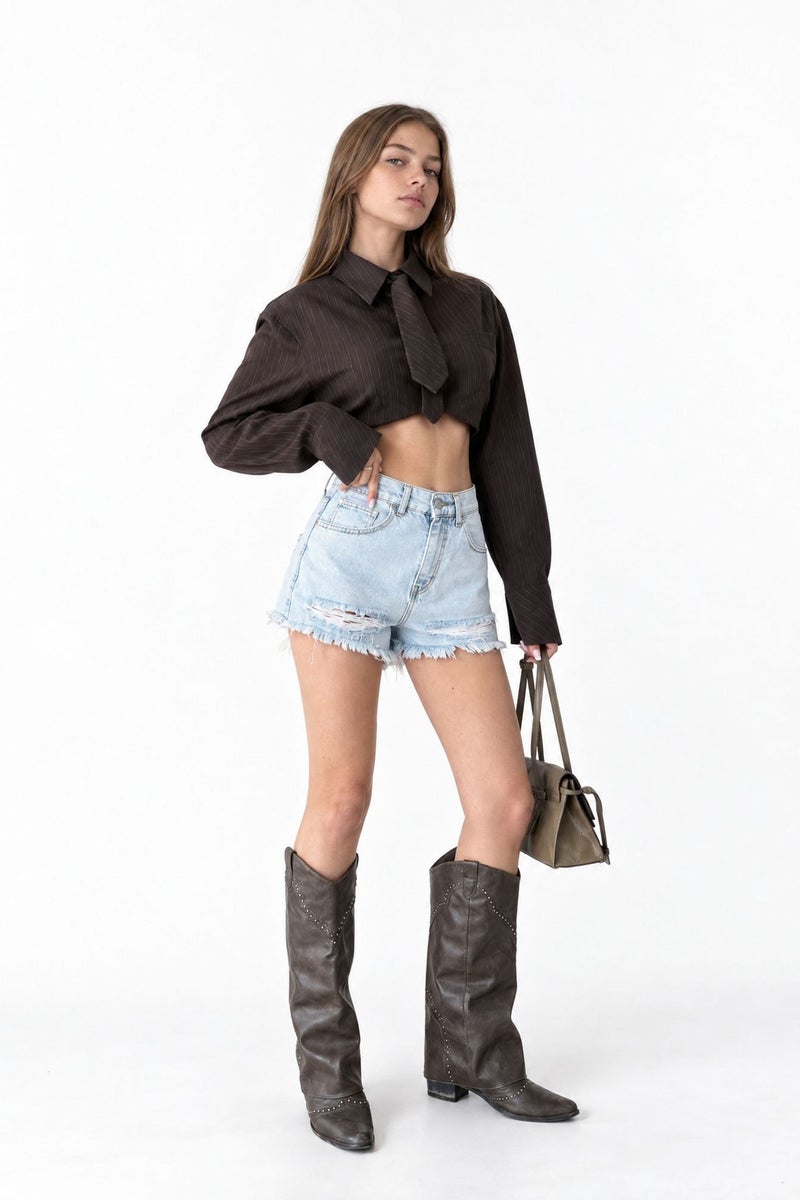 SQUALO Women's Cotton Shorts - Image 5