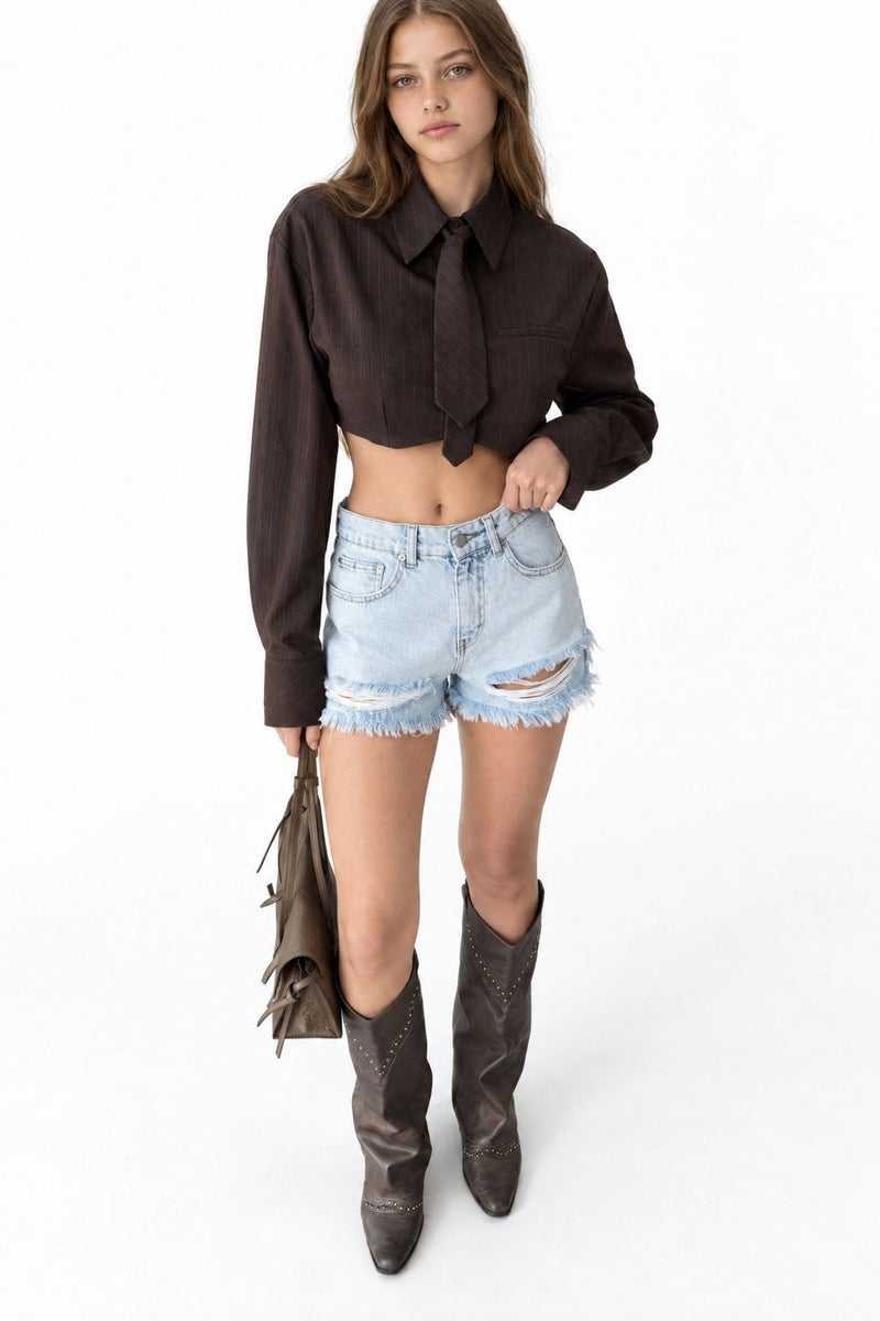 SQUALO Women's Cotton Shorts - Image 3