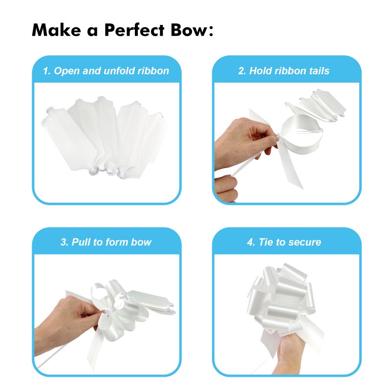 EKAPACKAGING 22x25 Inches 10 Pcs Large Cellophane Bags for Gift Baskets, Plastic Gift Basket Wrapping with Pull Ribbons, Clear Cellophane Gift Bags for Party, Motherâ€™s Day, Baby Showers, Christmas - Image 5