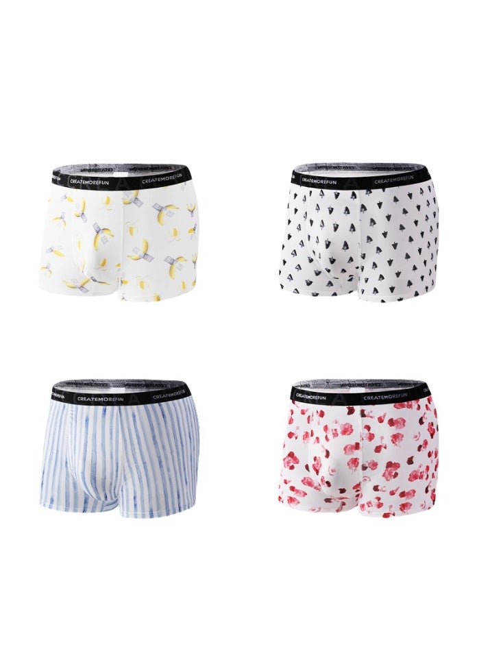 KUYING New Comfortable Skin friendly Breathable Underwear Set of 4  - Image 5