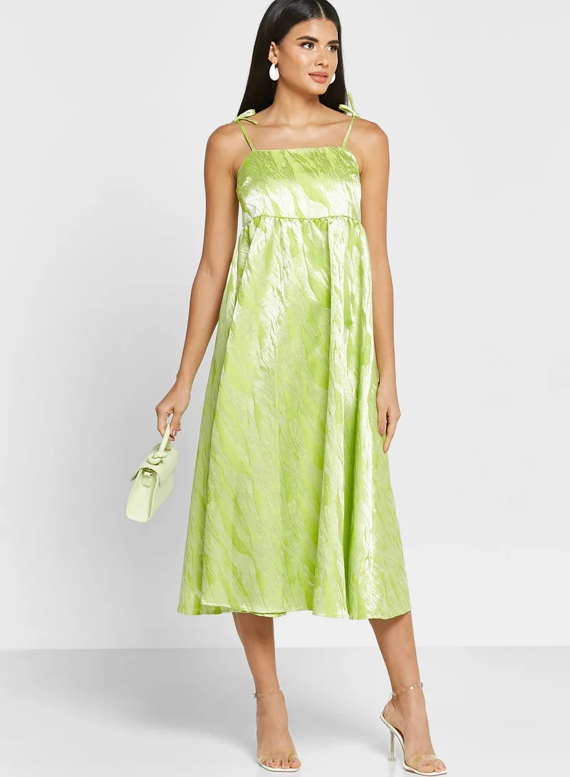 VERO MODA Satin Midi Dress