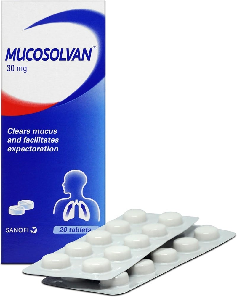 أقراص ميوكوسولفان 30 ملغ لتخفيف السعال