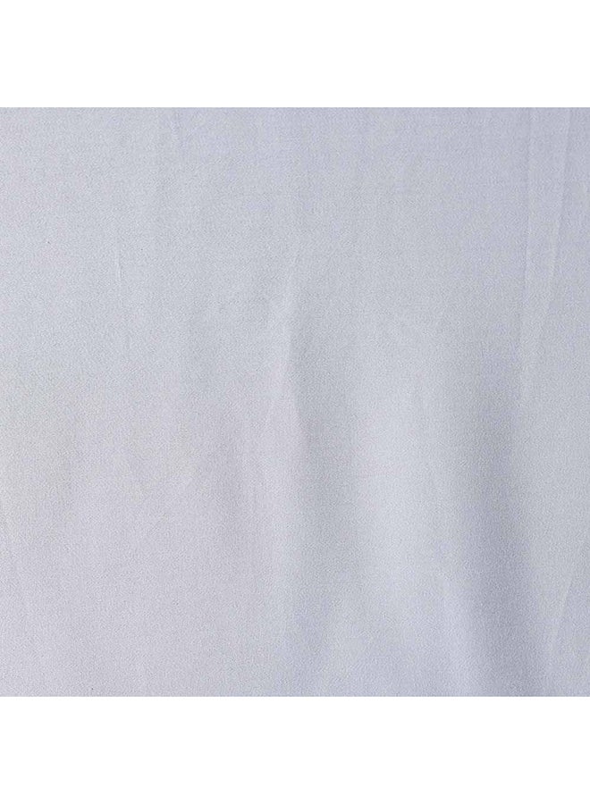 Danube Home Serene 2 Piece 300 Tc Cotton Twin Fitted Sheet Set 120 x 200 + 25 cm,50x75cm Grey | 100% Cotton -300 Thread Count Bedding Set For Bedroom - Image 2