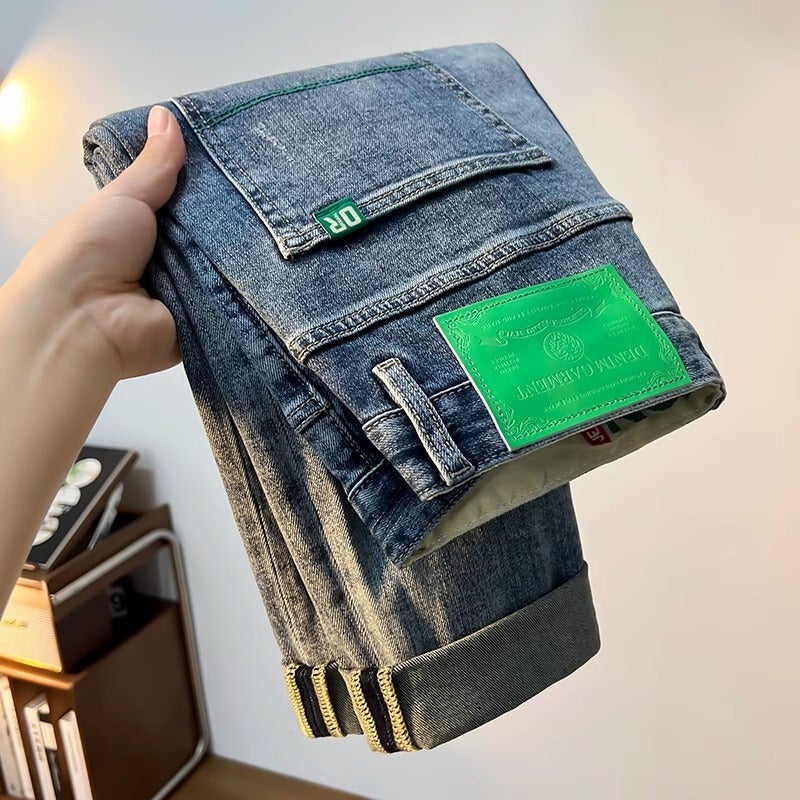Unisex Classic Denim Jeans Loose Fit Daily Outdoor Wear - Image 4