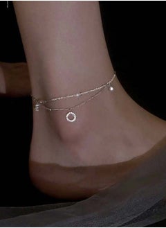 Elegant 925 Silver Plated Anklet  For Women