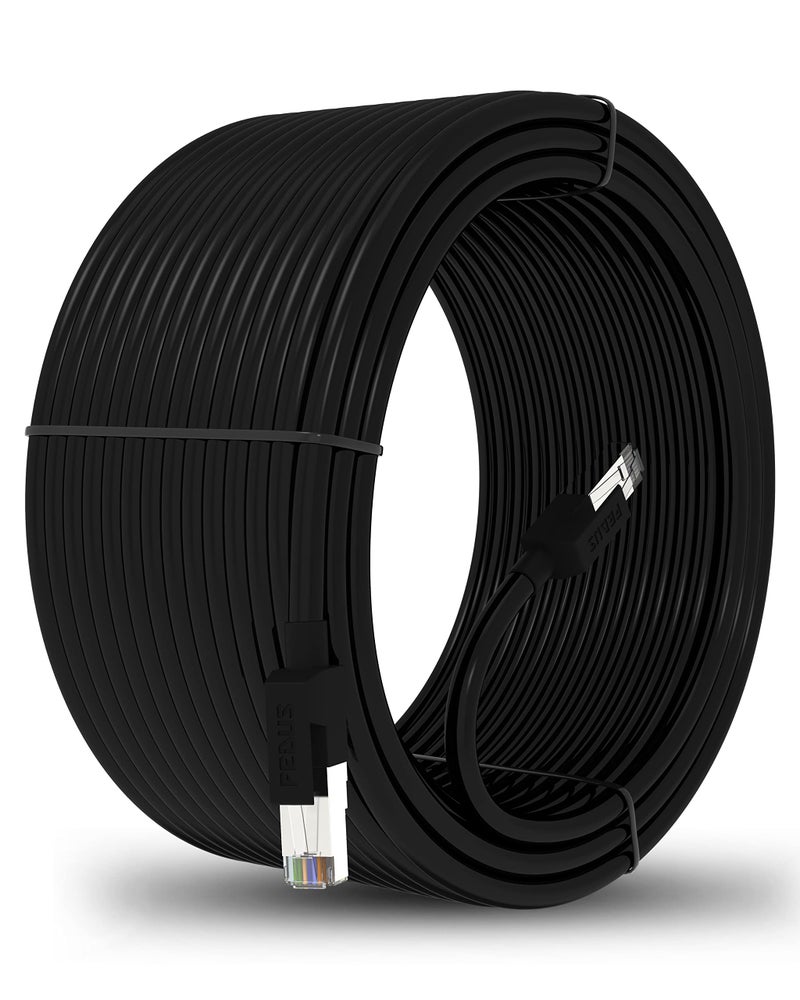 FEDUS 20M Cat6 Heavy Duty Outdoor Cable Weatherproof/UV Resistant 1000mbps Ethernet Cable Suitable for Direct Burial Installations cat6 Ethernet Patch Cable Router LAN Cable - Image 1