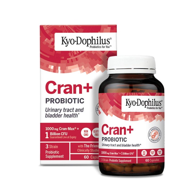 KyoDophilus Cran Probiotic Urinary Tract and Bladder Health 60 Capsules