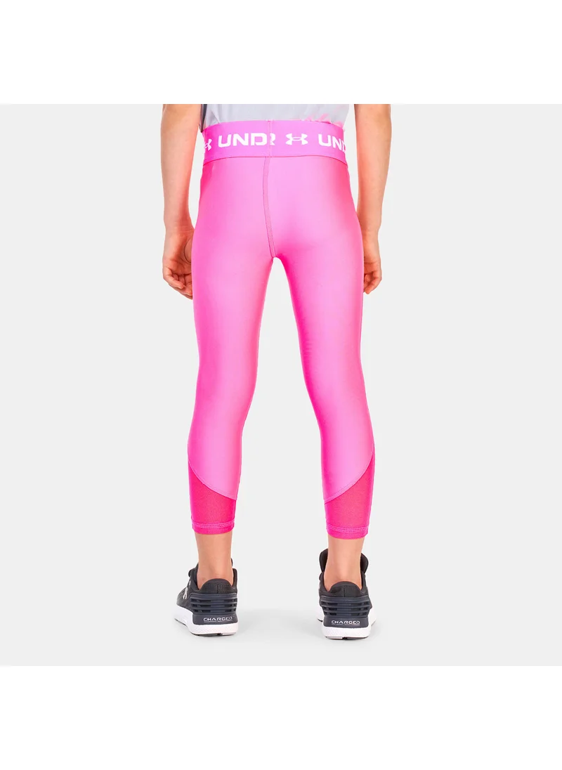 UNDER ARMOUR Kids' HeatGear® Ankle Crop Leggings