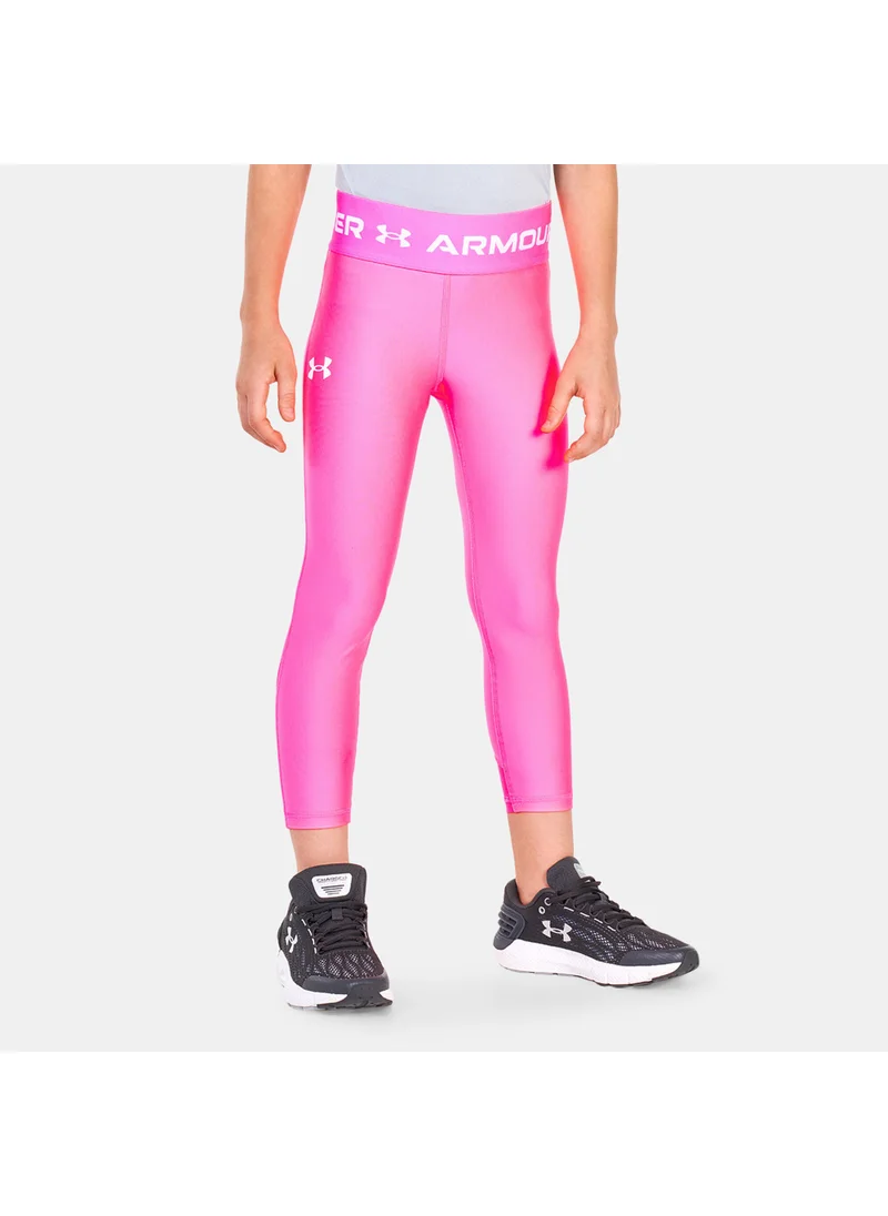 UNDER ARMOUR Kids' HeatGear® Ankle Crop Leggings
