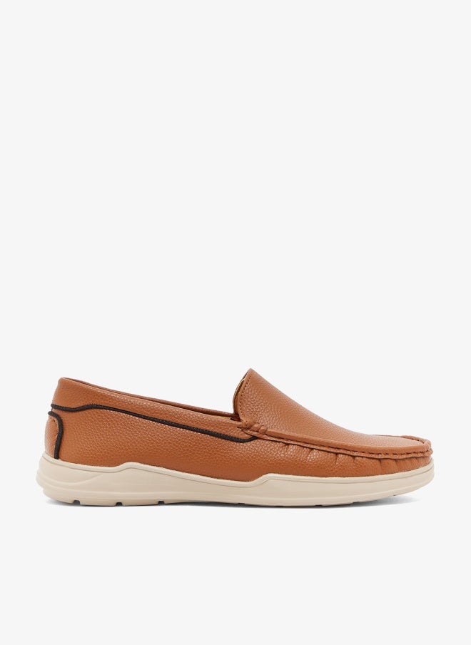 Robert Wood Textured Driving Loafers - Image 1