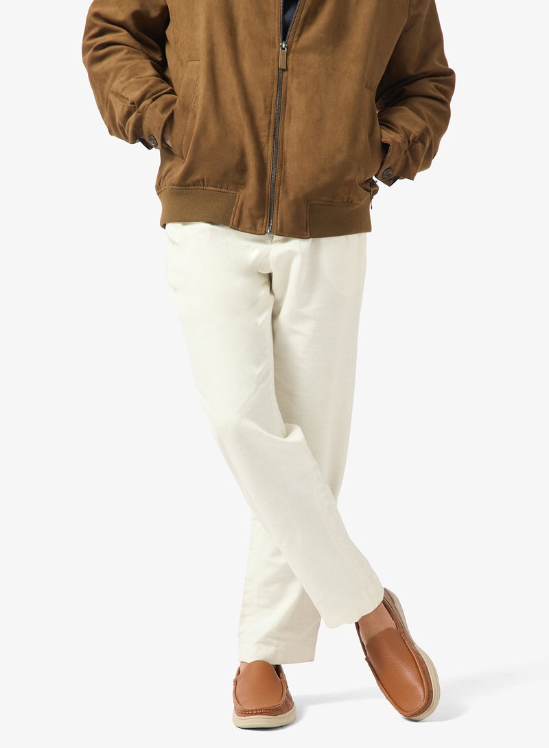 Robert Wood Textured Driving Loafers - Image 5