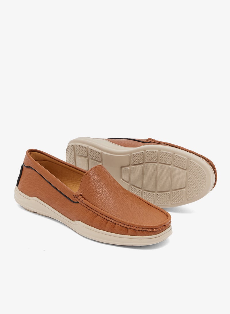Robert Wood Textured Driving Loafers - Image 3