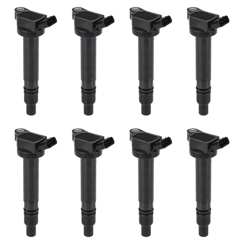 Ignition Coil Pack for Lexus ES300h GS350 GS450h GX460 IS250 IS300 IS350 LS460 LS600h LX570 NX300h RC300 RC350 Scion tC Toyota 4Runner Avalon Camry FJ Cruiser Highlander Land Tundra Venza 8 Pcs