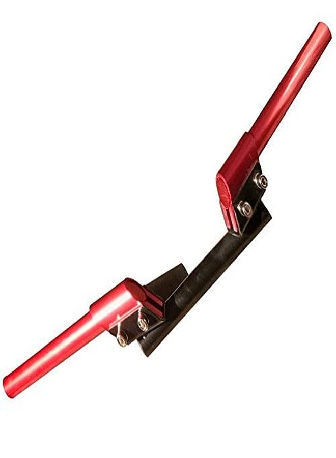 Supremechoice Bike 12-BR A1 Quality Handle Bar Thick Pipe Handlebar Black And Red for Royal Enfield Bullet Electra Twin Spark - Image 2