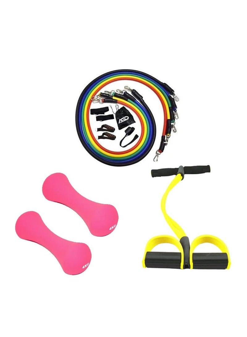 AGD A sports set consisting of 3 different pieces