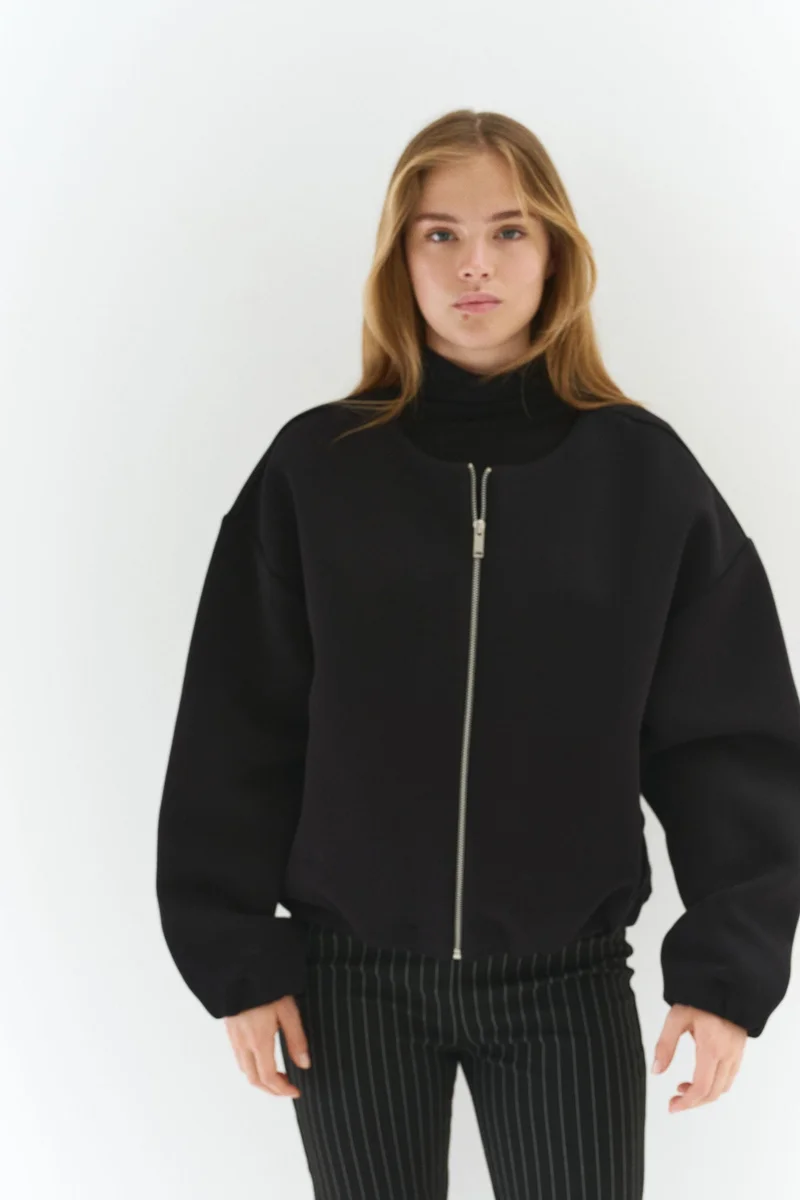 H&M Scuba zip-through sweatshirt